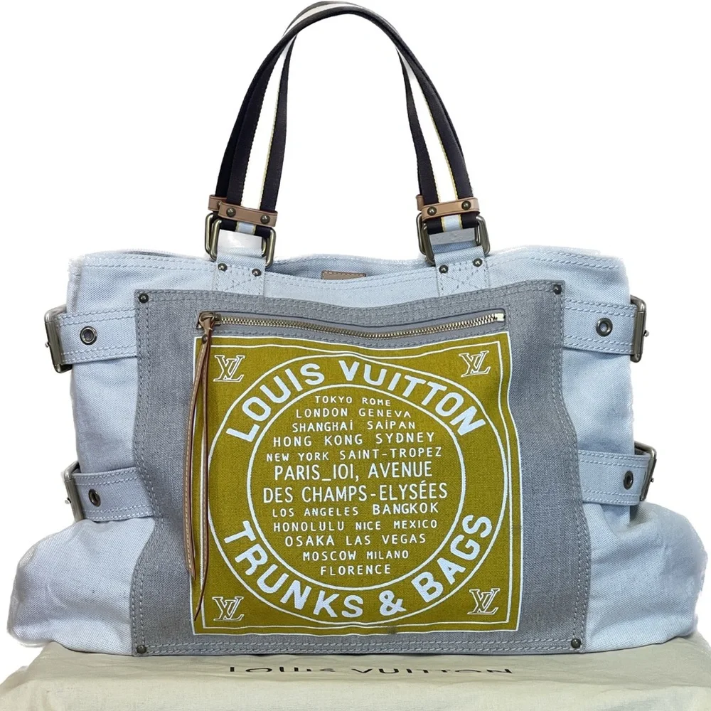 Louis Vuitton Globe Shopper Gm Cruise Collection Trunks and Bags Rare Tote Bag - Picture 1 of 16